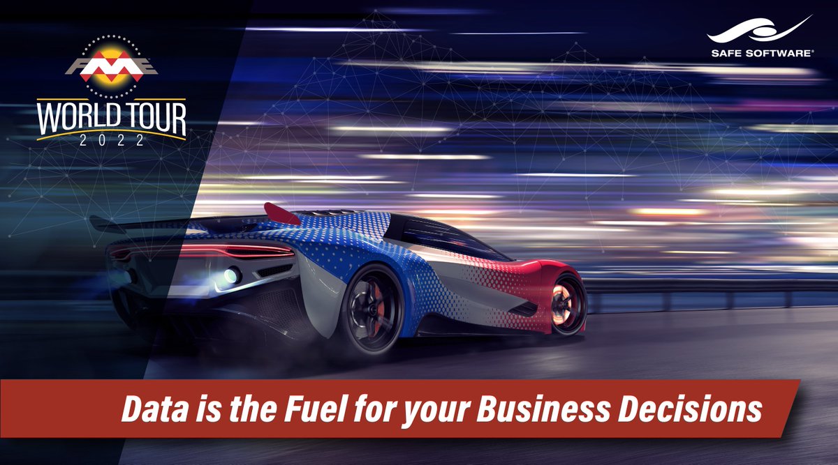 IMGS_Ireland's tweet image. Have you registered for the FME World Tour?  This year&apos;s @SafeSoftware  FME World Tour theme is #data driven, so fasten your seatbels as we take you on a high-speed adventure to accelerate your data journey! To secure your spot, register here: zcu.io/q2BG. #FMEWT2022