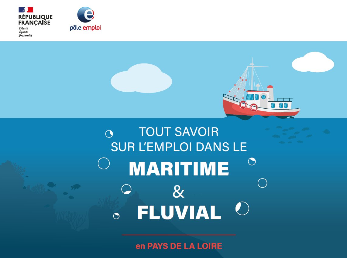 #Infographie | L'#emploimaritime et fluvial en #PaysdelaLoire c'est plus de 10 000 offres d'emploi enregistrées chaque année ! A l'occasion de la #SEM2022, découvrez notre infographie sur les données clés du secteur 👉observatoire-emploi-paysdelaloire.fr/telechargement…