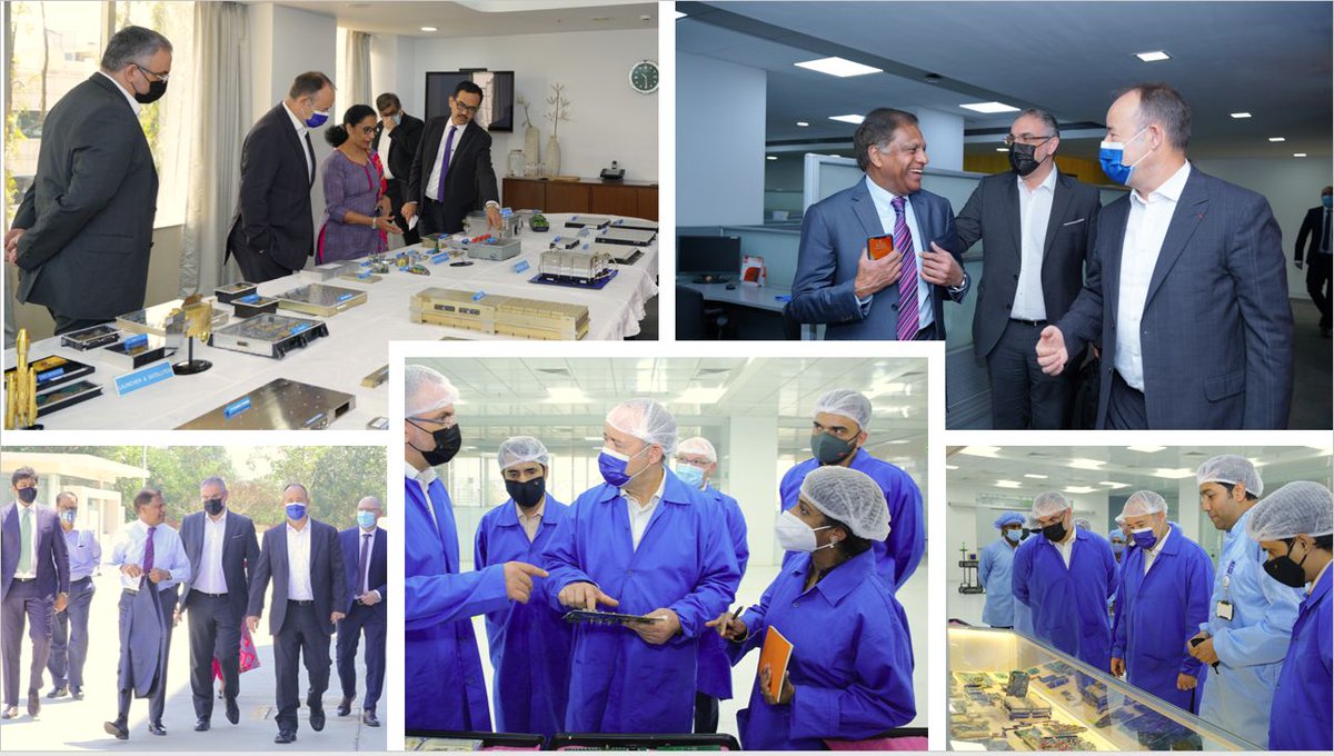 ThalesAsia's tweet photo. During this visit, they also visited our JV company 'Thales Reliance Defence Systems' #TRDS and facilities of our supply chain partners such as #Centum Electronics Ltd. and #Hical Technologies Pvt Ltd in #India. https://t.co/VC04K9a8q0