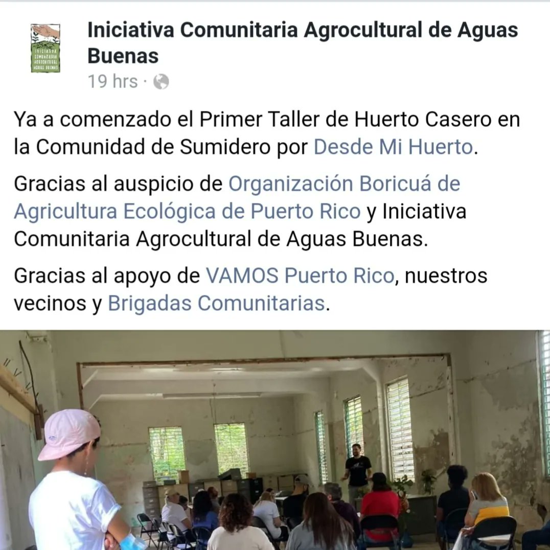brigadaspr's tweet photo. ¿Qué impacto tiene cada brigada? Esta escuela restaurada comenzó al otro día sus Talleres Agrícolas luego de 15 años de abandono. #brigadaspr 🌳 ¡Agradecemos a Iniciativa Comunitaria Agrocultural de Aguas Buenas, a personas presente, a #WalmartPR y a Coop. de Seguros Múltiples 🇵🇷 https://t.co/Takv79b7uM