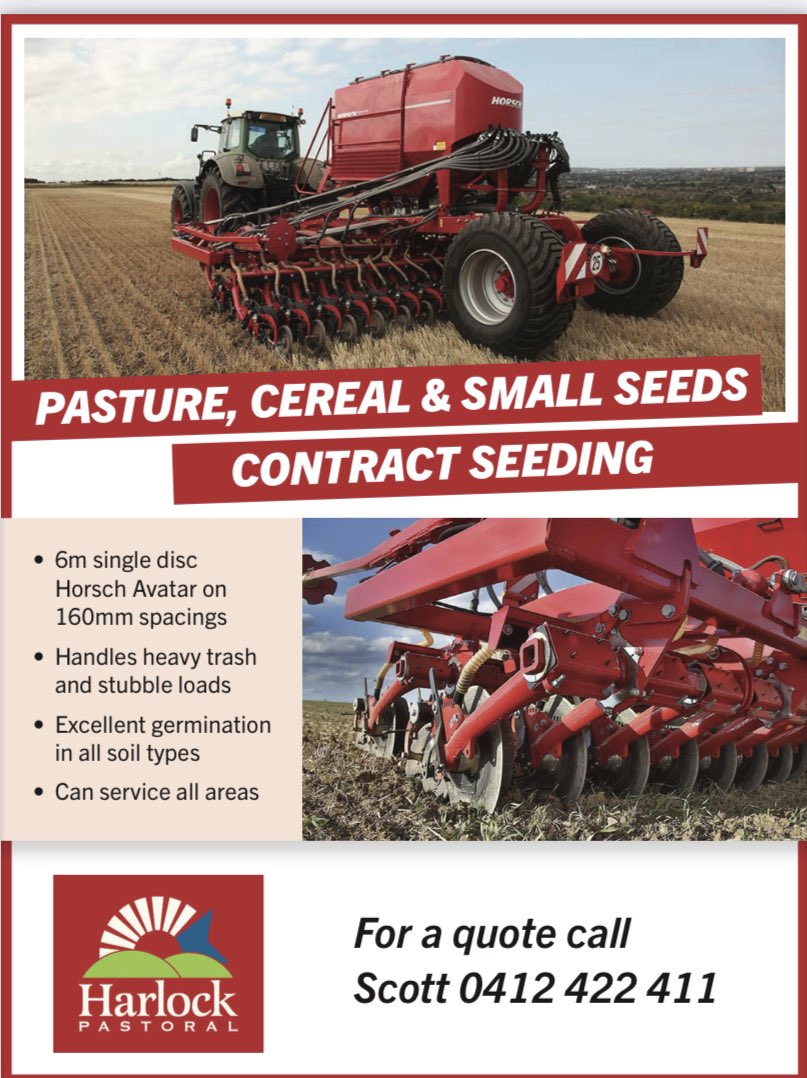 HarlockPastoral's tweet photo. It is getting very close to that time of year again. Hit me up if we can help getting your pastures and cereals in. RT would be appreciated. https://t.co/Duu5VCmLTp