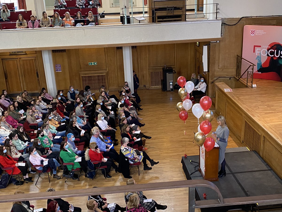 QUBAmbitionSONM's tweet photo. And we’re off!!!! @QUBSONM Head of School @DonnaFitzQUB kicks off our #Student Celebration Event at @QUBelfast https://t.co/zERm7dVIoA