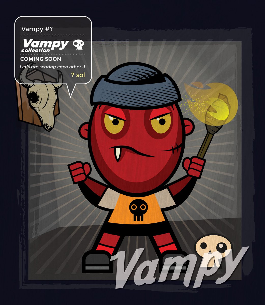 VampyNFT's tweet photo. Hey bro!
#NFT #NFTCommunity #nftart #NFTCollection #nftcollectors #NFTs #magiceden #SolanaNFTs #illustration #cartoons #artnft https://t.co/qTanINOIiQ