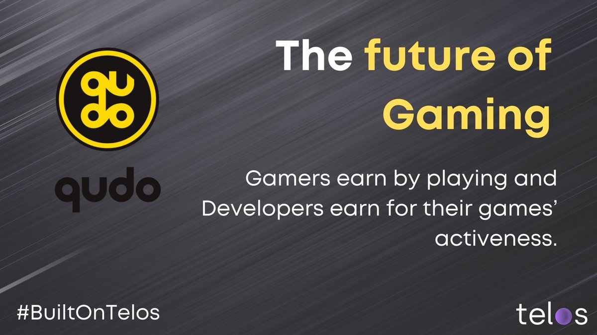 EironFycee's tweet photo. The Future of #Gaming | Gamers are compensated for their participation in games, while developers are compensated for the number of people that play their games by @bcb_th. #Telos @Qudocoin $TLOS #MainnetLaunching
https://t.co/3ajGX18rGP https://t.co/Rjw5t6LswQ