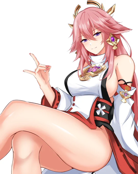 八重神子のおみ足
#原神 #GenshinImpact 