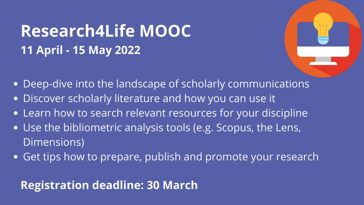library_connect's tweet photo. Calling registrations for the 7th Research4Life MOOC. Attend this FREE course to learn how to get the most out of Research4Life and its collections #Hinari #AGORA #OARE #ARDI and #GOALI as well as #infolit and #scholarlycomms skills. Register here: https://t.co/yy5Fuwhmr6 https://t.co/CMb5rG5ZzP
