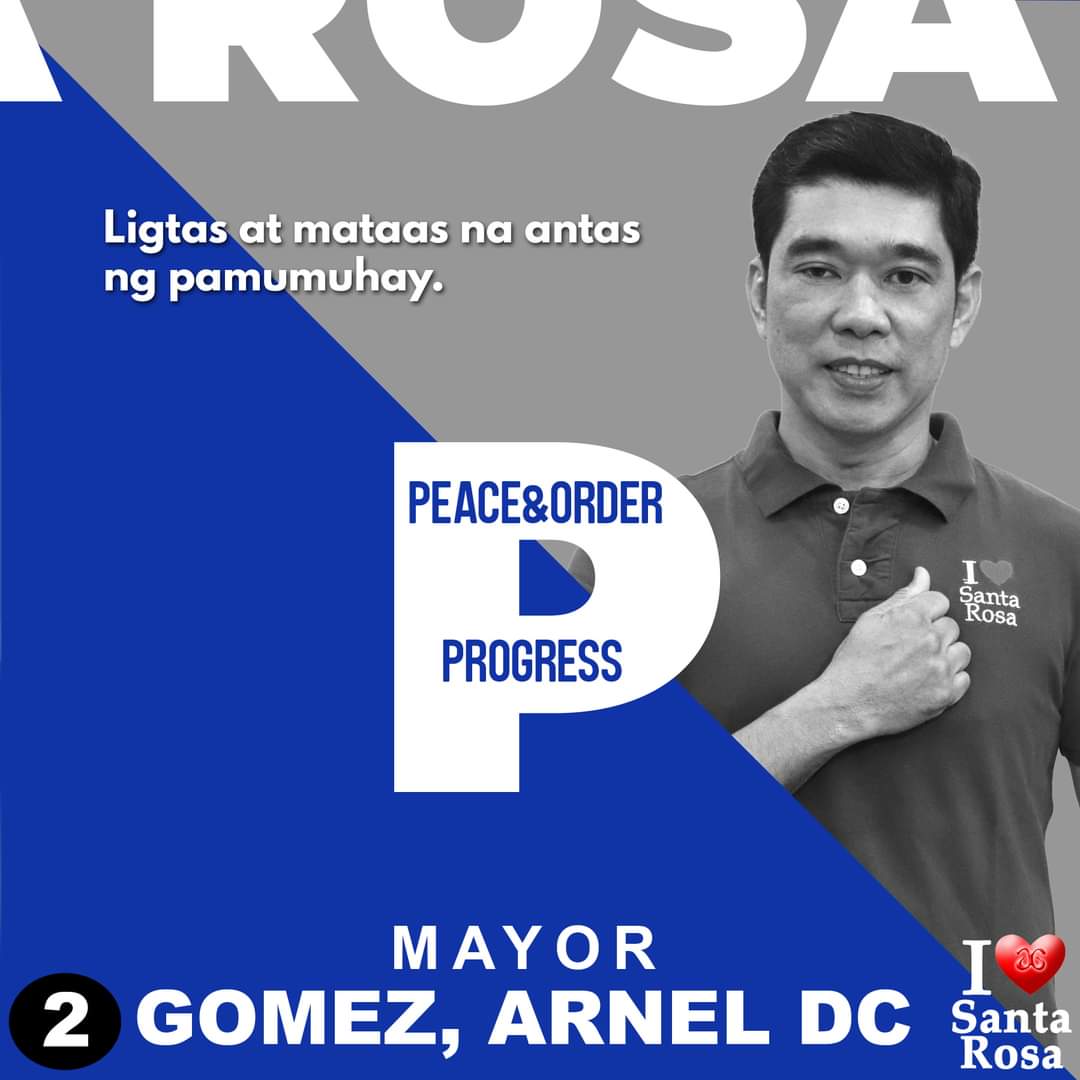 VMArnelDCGomez's tweet photo. Dahil kayo mga Mamamayan ang Aking Gabay, nakapaloob dito ang detalye ng ating plataporma at mga programa na ating minimithi para sa mahal nating Lungsod ng Santa Rosa.

https://t.co/zkYfdTWA2e

#iLoveSantaRosa #ArnelDCGomez #BetterSantaRosa 
#MAGkaisa
#MayorArnelGomez #MAG https://t.co/TeBQ49GaUs