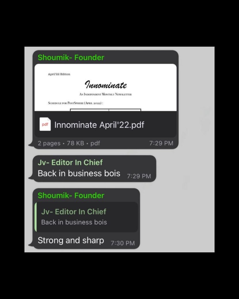InnominateNews's tweet photo. Announcement | We're just warming up, how about you? April Edition'22 brewing faster than the crushers, keep an eye out ladies and Gentlemen 👁️ https://t.co/YHcCh2a9WB