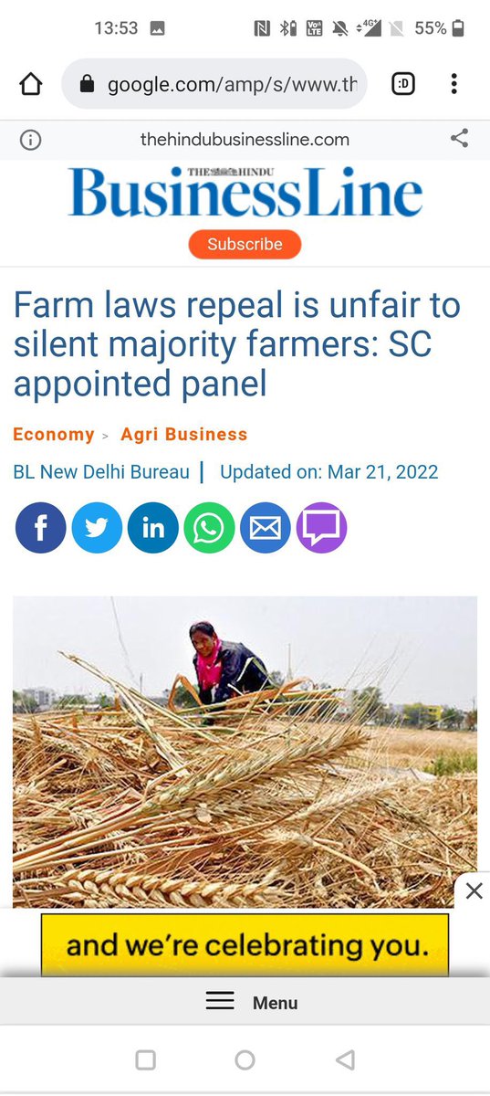 NBDwrites's tweet photo. It took the SC panel TWELVE months to reach this conclusion. Not only have the genuine silent majority farmers been cheated but also ordinary citizens suffered great harassment &amp; inconvenience, India lost lakhs of crores. 

CRIMINAL ! https://t.co/yraayPB1ab