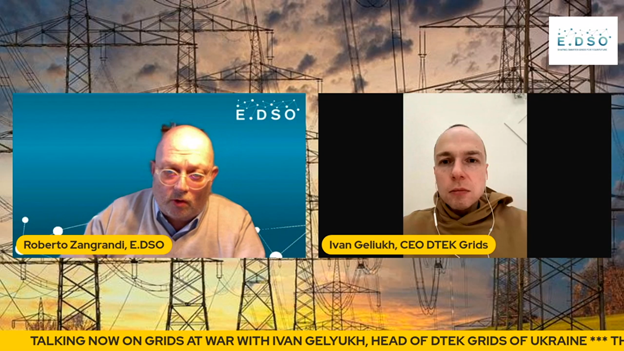 EDSO_eu's tweet photo. 🇺🇦@EDSO_eu SecGen Roberto @zangrandi had an interview with Ivan Geliukh, CEO of @DtekGrids of #Ukraine & E.DSO Member.
In the immense distress that Ukraine is experiencing, DTEK is working under unprecedented conditions.
Find more➡️https://t.co/fSgVIr1AiQ
#UkraineRussiaWar https://t.co/4rWEtHdk4I