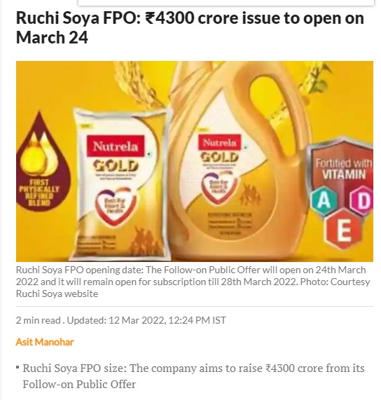 ShibuChakrabo20's tweet photo. रुचि सोया ने भारतीय बाजार में स्वदेशी को बढ़ावा दिया है 👍👍👍
#RuchiSoyaFPO #रूची_सोया https://t.co/4Xlo97KEl1