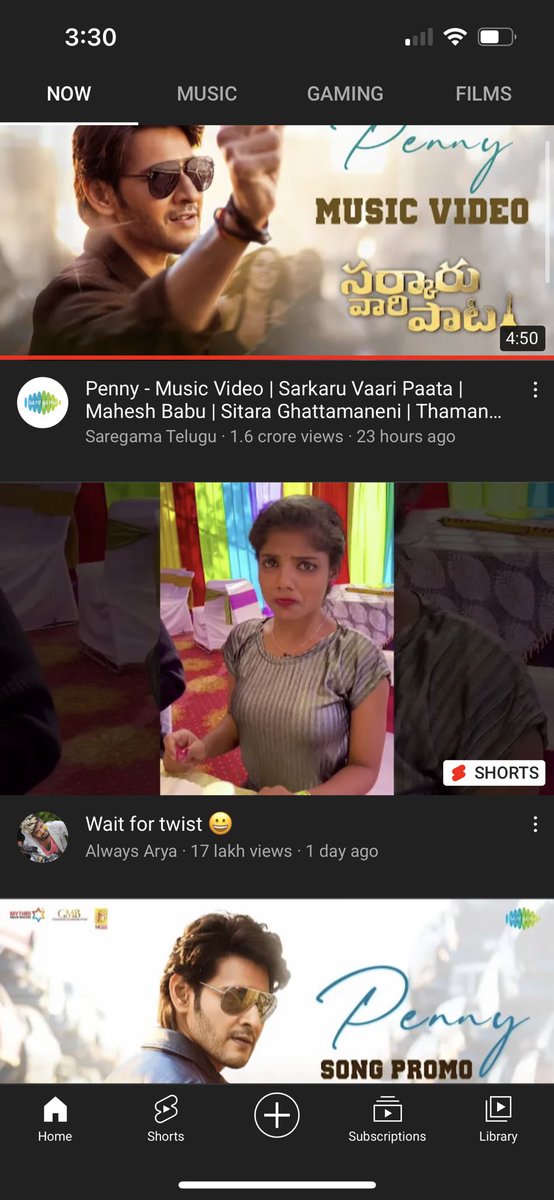 _VardhanDHFM_'s tweet photo. #PennySong trending at #1
#PennyPromo trending at #3
Ruling YT charts 💥💥
#SarkaruVaariPaata🔔 | My Hero @urstrulymahesh https://t.co/cwbpFLaaI4