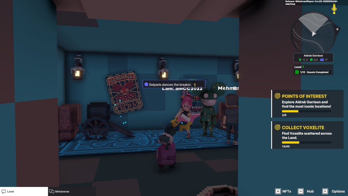 selparla's tweet photo. @TheSandboxGame @deadmau5 I just participated in the daily #SandboxAlphaS2Contest for a chance to earn up to 1,000 $SAND! Starting March 17 - Selfie with Deadmau5. Check out my screenshot below!
👇 #SandboxAlphaS2 already dead lol https://t.co/D5ZPccyUQ8