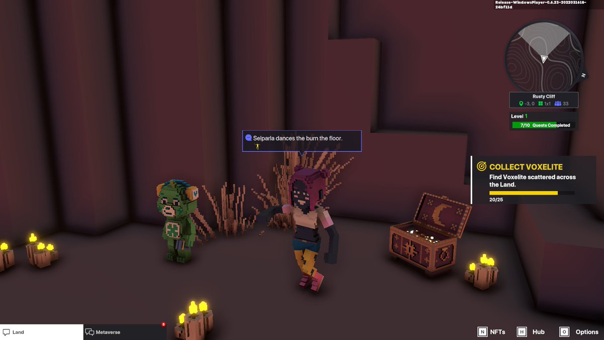 selparla's tweet photo. @TheSandboxGame I just participated in the daily #SandboxAlphaS2Contest for a chance to earn up to 1,000 $SAND! Starting March 18 - Find The Good Luck Bear. Check out my screenshot below!
👇 #SandboxAlphaS2 https://t.co/HQ8pwnu8lS