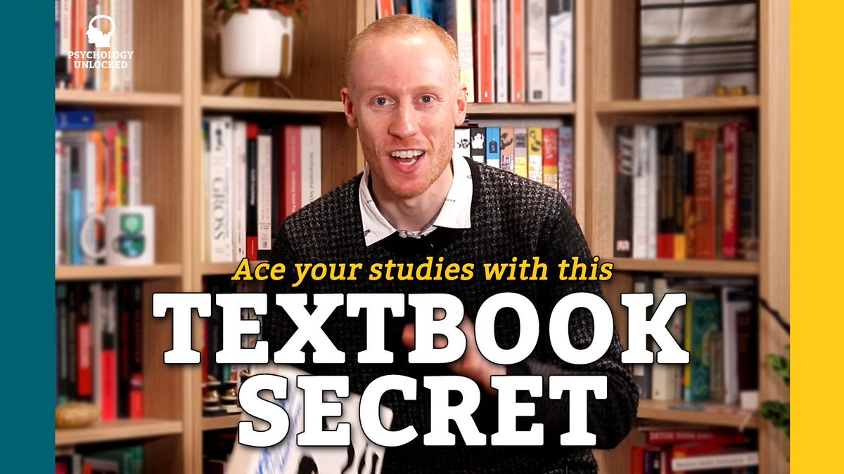 PsyUnlocked's tweet photo. There's a secret... about textbooks. I think every student should know this before they go to university.

📼 https://t.co/Q8AwMRiOkz

#psychology #university #study #tips #student #edutwitter #booktwt #books #learn #video #psych #science https://t.co/oaVJl8kBn0