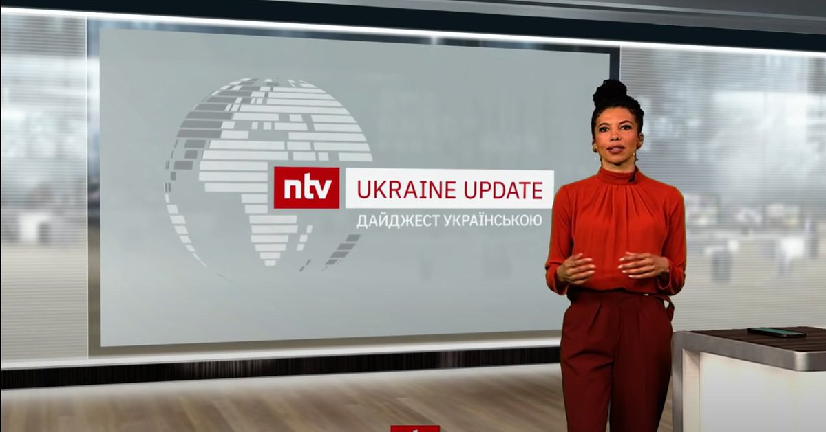 📺 Un JT quotidien a été mis en place par la chaîne allemande NTV pour les réfugiés ukrainiens du pays. Le journal est présenté par une journaliste ukrainienne elle-même réfugiée en Allemagne. (ABC)