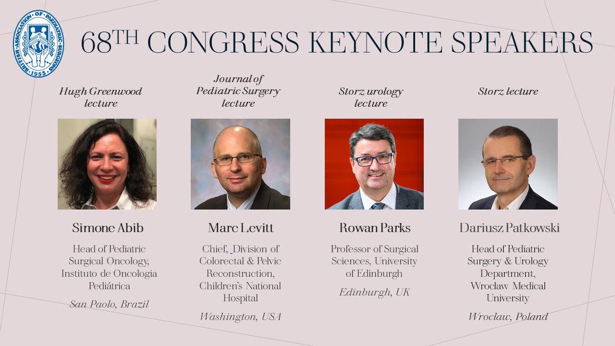 BAPS Annual Congress (@bapscongress) on Twitter photo Find out more about our #BAPS2022 Keynote Speakers
-Simon Abib
-<a href="/MarcLevittMD/">Marc Levitt</a>
-Rowan Parks
-Dariusz Patkowski
13-15 July, Birmingham, UK
congress.baps.org.uk/home/scientifi…
<a href="/TriPS_PaedSurg/">TriPS</a> <a href="/Me4Ped/">#SoMe4PedSurg</a> <a href="/BAPS_IAC/">BAPSIAC</a> <a href="/BAPUSurgeons/">BAPU</a> <a href="/BAPES17/">BAPES</a> <a href="/KARLSTORZUK/">KARL STORZ - UK</a> <a href="/jpedsurg/">jpedsurg</a> #paedsurg Find out more about our #BAPS2022 Keynote Speakers
-Simon Abib
-<a href="/MarcLevittMD/">Marc Levitt</a>
-Rowan Parks
-Dariusz Patkowski
13-15 July, Birmingham, UK
congress.baps.org.uk/home/scientifi…
<a href="/TriPS_PaedSurg/">TriPS</a> <a href="/Me4Ped/">#SoMe4PedSurg</a> <a href="/BAPS_IAC/">BAPSIAC</a> <a href="/BAPUSurgeons/">BAPU</a> <a href="/BAPES17/">BAPES</a> <a href="/KARLSTORZUK/">KARL STORZ - UK</a> <a href="/jpedsurg/">jpedsurg</a> #paedsurg