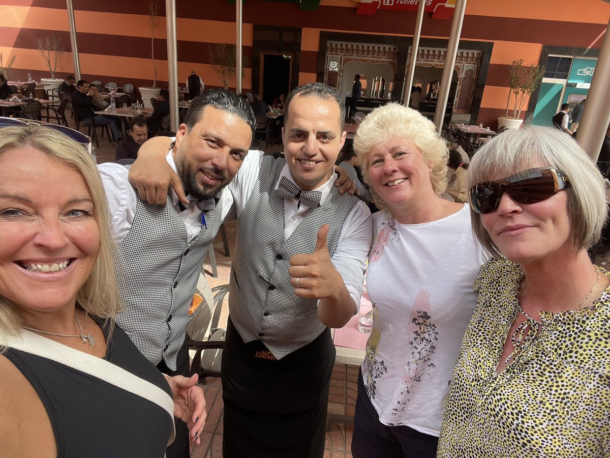 meKarenB's tweet photo. Lovely meal in the Service Station El Bakara restaurant in #marrakech thanks @fredsirieix1 for the recommendation https://t.co/Mj6FLJgf7X