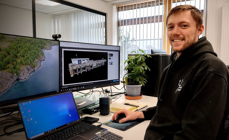 HIEScotland's tweet photo. We have been helping businesses across Argyll and the Islands to welcome graduates into key placements. This is Karl Roberts, who is working with @TritoniaDiving  https://t.co/6czeVoXp13 https://t.co/quGdkdEU4u