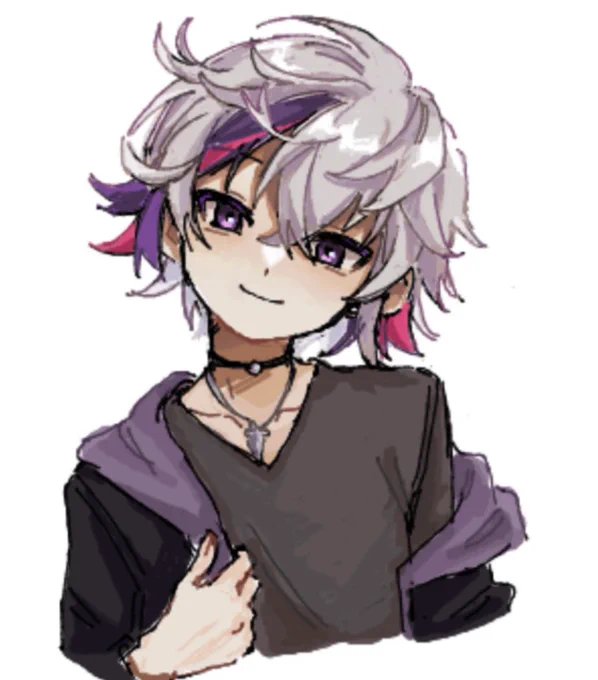 こんな絵を描いております、新参です。
rt&amp;♡両方巡回します! 
#にじさんじ絵描きさんと繋がりたい 