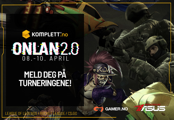 8-10 April arrangerer vi OnLAN 2.0 🎉 i samarbeid med <a href="/gamerno/">Gamer.no</a> har vi turneringer med ❗STOR PREMIEPOTT❗ i CS:GO, League Of Legends og Rocket League. 🎮
Meld deg og laget ditt på her ▶ fb.st/uhmxwo