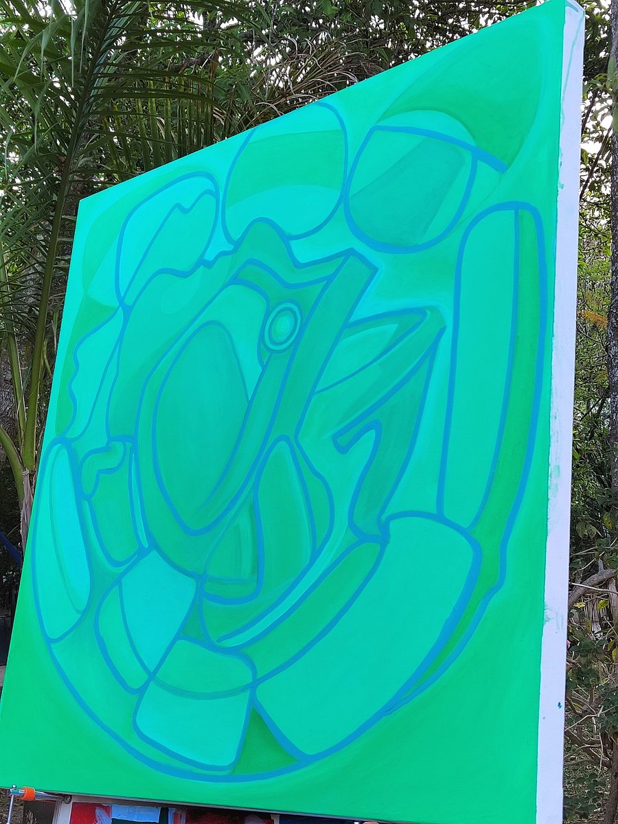 juancanfield's tweet photo. Terminado. Próspero inicio de semana! 🍀
Ensamble #10 Acrílico/ tela 100X100 cm Juan Canfield 2022  
#Pinturaabstracta #Monterrey #sanpedrogarzagarcia #México #arte #cultura 
#abstractart  #painting  #art https://t.co/bTrw46msXv