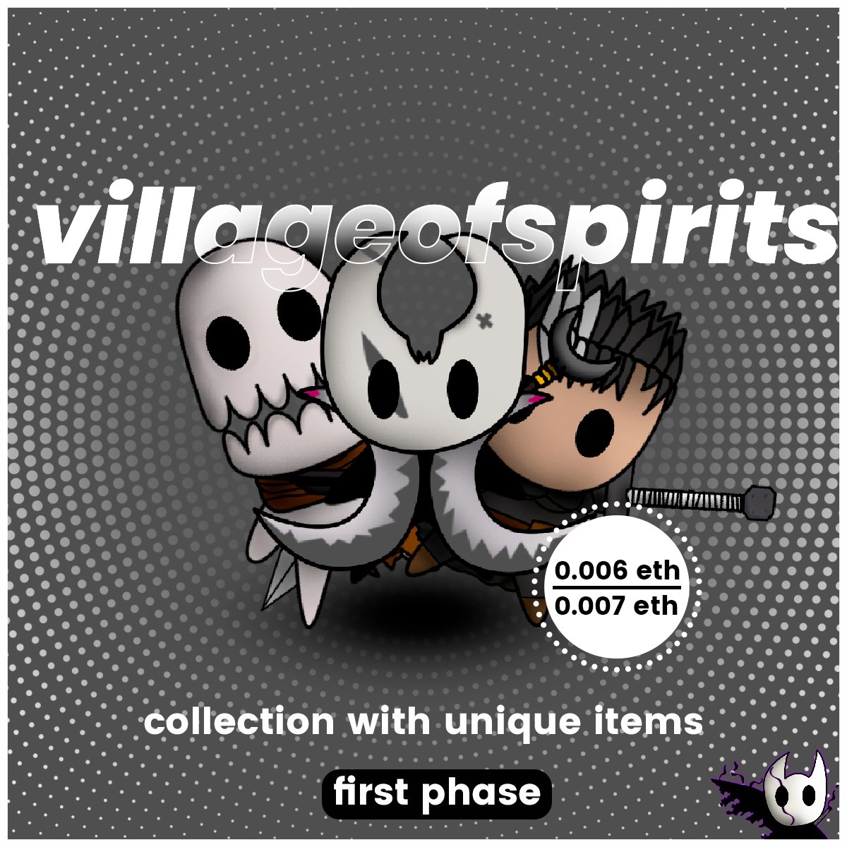 SpiritsVillage's tweet photo. there are only 29 nft available at such a low price, get yours now before they run out, if you buy two you can have a free nft to your, not miss the opportunity to be the first to be in this great project, we have many things prepared 
#nft #NFTGiveaway #NFTCollection https://t.co/rgB202Sfew