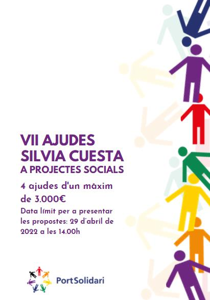 PortSolidari's tweet photo. INFO_PORTSOLIDARI PortSolidari posa en marxa la VII Convocatòria d’Ajudes Silvia Cuesta a projectes socials Aquest any es donen 4 ajudes d’un màxim de 3.000€. La data límit de presentació de projectes és el 29 d’abril i la resolució final es farà pública el 2 de juny. https://t.co/lbzZ84OT7p