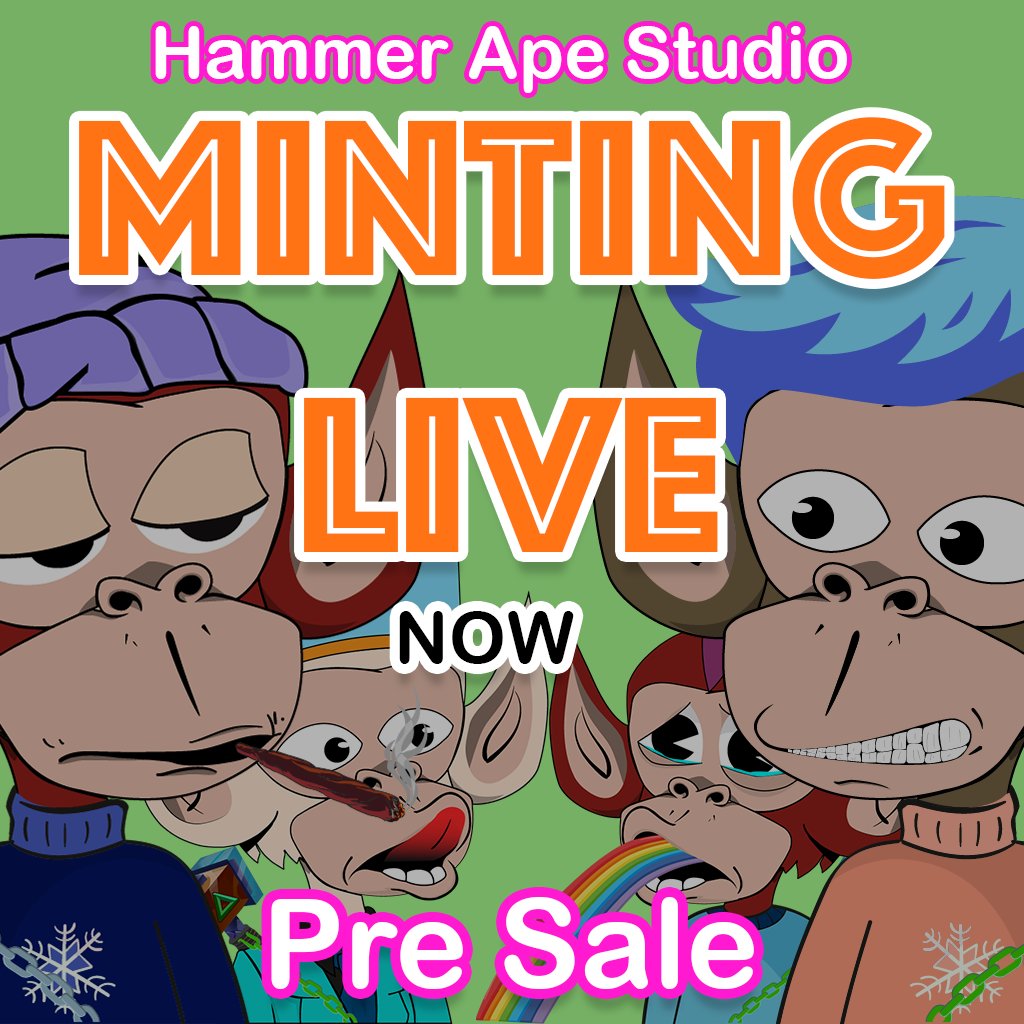 Hammer Ape Studio | Minting Now tweet media