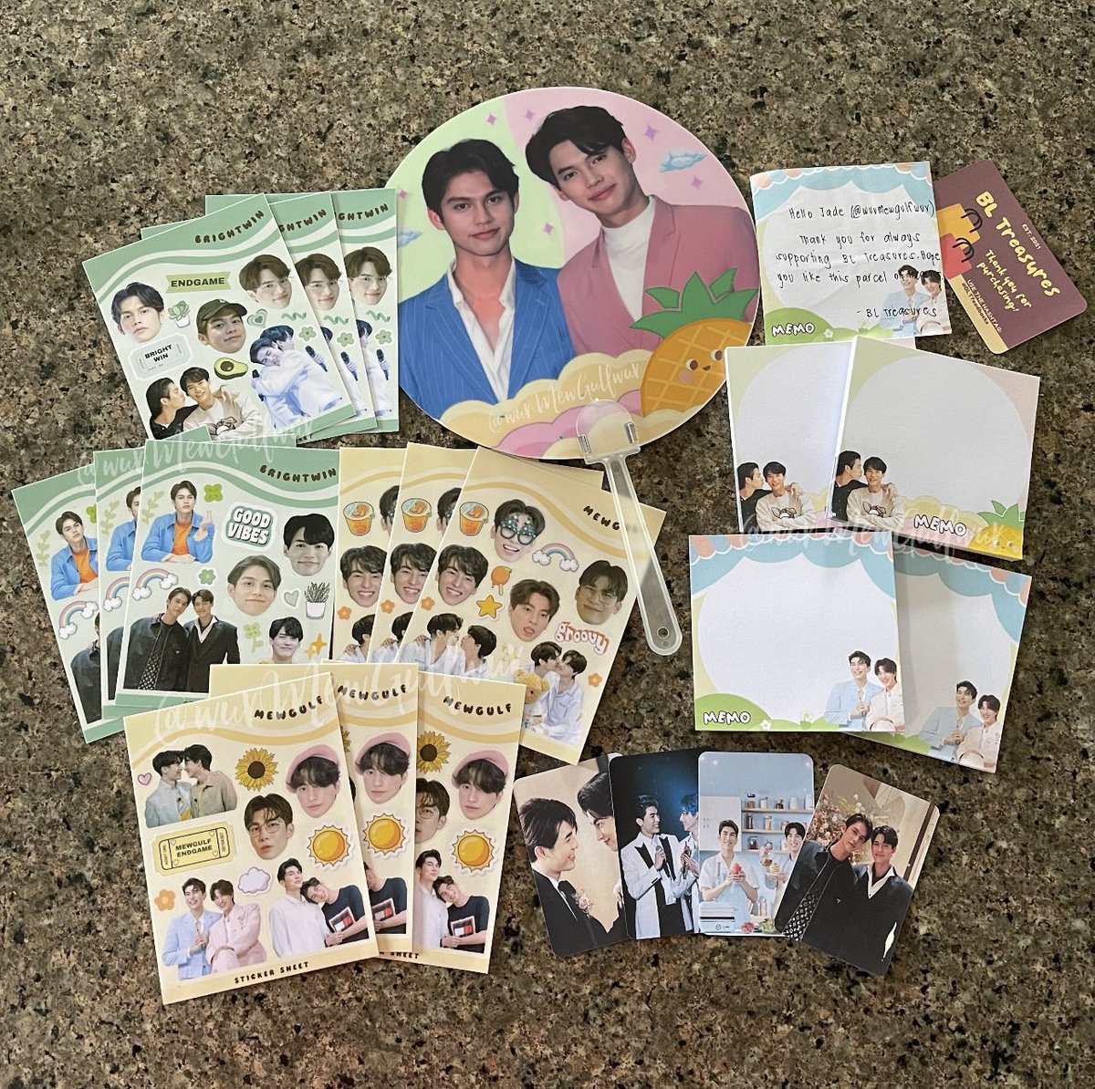wuvMewGulfwuv's tweet photo. MG and BW babies arrived safelyyy 😌
Buti dinamihan ko stickers kasi ang cutie nila huhu 
Thank you @Treasures_BL 🥰🤍
#BLTfeedbacks https://t.co/7PQ4zCi5Pk