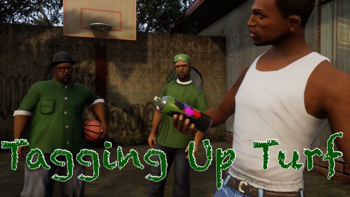 JVGaming__'s tweet photo. GTA San Andreas Tagging Up Turf 
https://t.co/tsiXKuWlDC

#GrandTheftAutoSanAndreas #GTASanAndreas #Gaming #SubForSub #Sub4sub #subforsubs #sub4subs #GamingChannel #YouTubeGaming #Subscribe4Subscribe #youtubecommunity #smallyoutubearmy #subscribe #Youtuber #youtube https://t.co/IGFNX7VQwD