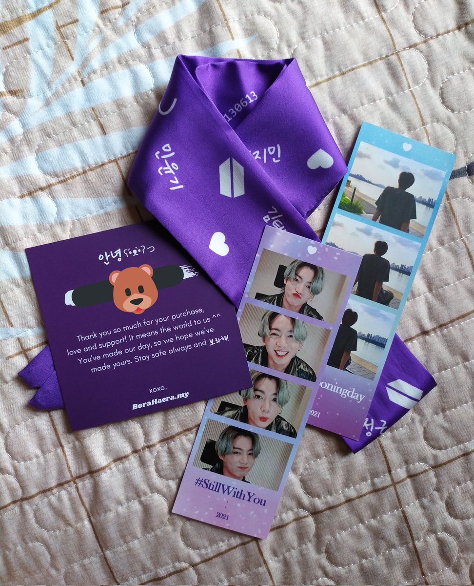 MiSpringCandy's tweet photo. Always loves it when i purchased something from @BorahaeraM They are so generous with their free gifts ✨ Thank you 💜💜💜 https://t.co/rBHK3L7bWQ