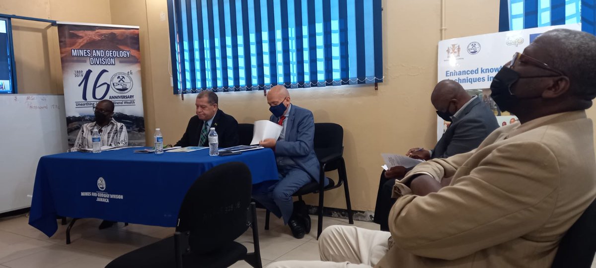 DevelopmentMin's tweet photo. The Jamaican Mining Cadastre will showcase the country's mineral deposits to investors, their boundaries as well as mined and unmined areas. This tool funded by the #EU through the #DevMin Prog is key in the country's recovery from the impact of Covid @PressACP @UNDPJamaica https://t.co/TuwqD53q1l
