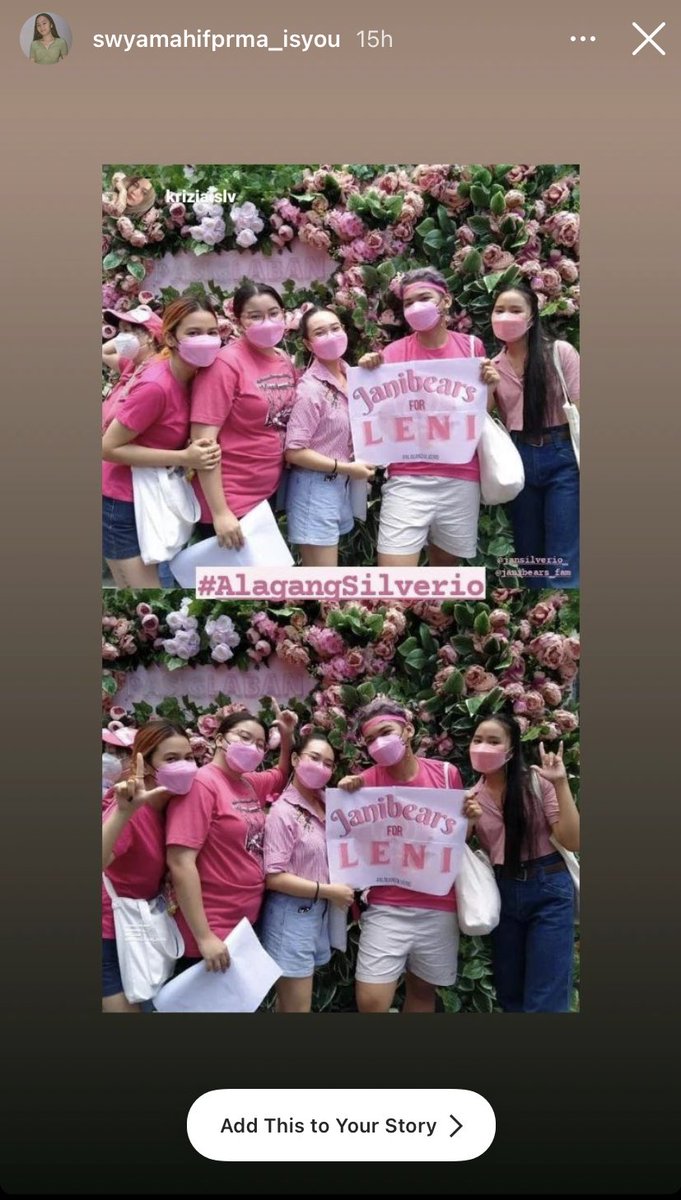 JanSilverio's tweet photo. #LetLeniLead2022 🎀💕

Salamat sa pagtindig, Love you guys! 💕 @janibears https://t.co/lahDkbVO7J