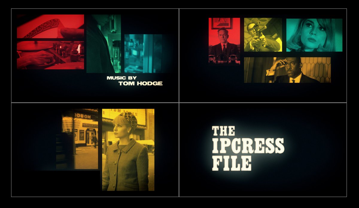 MomocoLondon's tweet photo. A retro opening for #TheIpcressFile , currently on ITV. 
Animating within the limitations of 60's optical-film technology for the transitions and finish. https://t.co/mU0wis3oxS