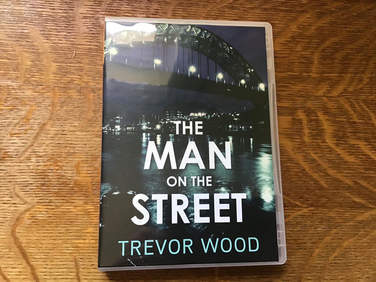 TrevorWoodWrite's tweet photo. A unique GIVEAWAY! The Man on the Street has been released on cd for libraries, narrated by the brilliant @nellidge and I have one free signed copy to give away. To go into the draw just follow me and retweet this. UK only. I'll pick a winner on March 28th. @northern_crime https://t.co/R5IzRecvKf