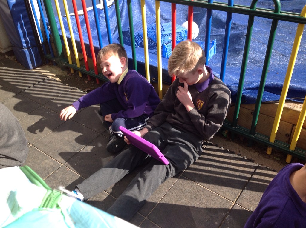 CunninghamSch's tweet photo. Year 6 visited Reception to share the Adventure stories they have been making in their Computing lessons. The reception children got to choose what happened in the stories and experience multiple possible endings! What a way to finish the week! #CHFCommunity #CHFComputing https://t.co/O0sGkgOOnf