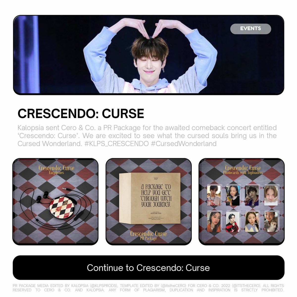rixcapfiles's tweet photo. ⠀
⠀
❪ 📦 ❫  CERO’s ASTER ELJAE 💫 
⠀ ⠀⠀   RECEIVED A PR PACKAGE 
⠀ ⠀      FROM KALOPSIA BAND

               ⤿ Thank you so much! Goodluck sa inyo! 

⠀ ⠀ @EventsKLPS
⠀ ⠀ @KLPSPRODS
⠀ ⠀  #KLPS_CRESCENDO
⠀ ⠀  #CursedWonderland
⠀
⠀ https://t.co/Nl0k8nNO97