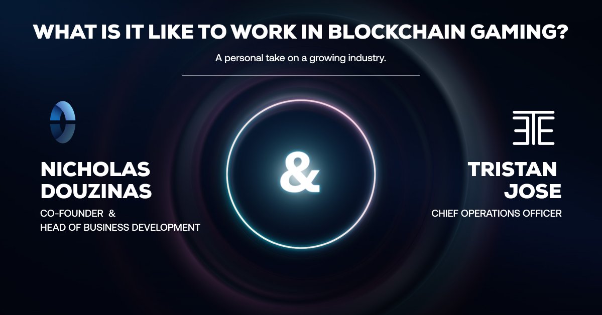 1/2 🤔How will #GameFi change #gameplay⁉️  In our next Web3 Gaming Event, our Co-Founder &amp; Head of Business Development, <a href="/nickdouz/">nick3d</a>, will be joined by Tristan Jose, COO of Integritee, to give their personal take on #Web3 &amp; the games they're most excited about. Have a question⁉️👇