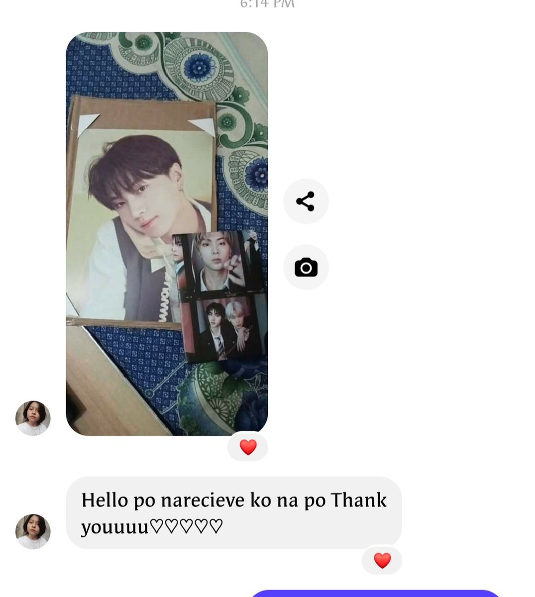 woniescart_'s tweet photo. Thank you rin po ๐
#woniefeedbacks https://t.co/Zyge91cKjW
