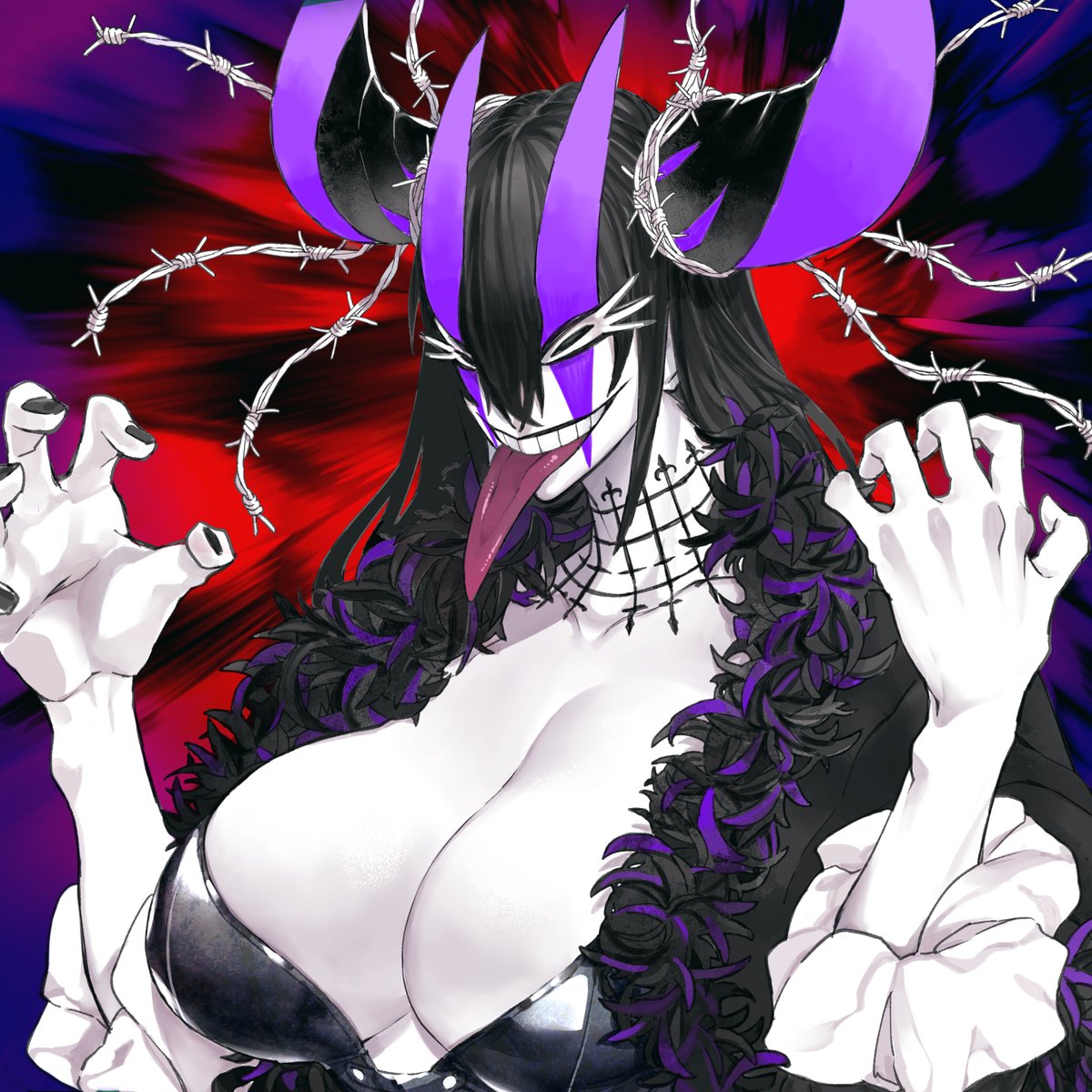 「暗澹令嬢➔悪役令嬢➔暗黒大令嬢彼女に何があったんですかぁ!! 」|既既 即朗のイラスト