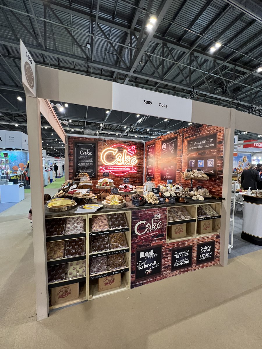 CakeScotland's tweet image. We're all set up and ready to go at Stand 3849 at IFE from today until Wednesday - come along and see our range of handmade cakes, traybakes, scones and tarts. See you there!
#IFE #internationalfoodexpo #cake