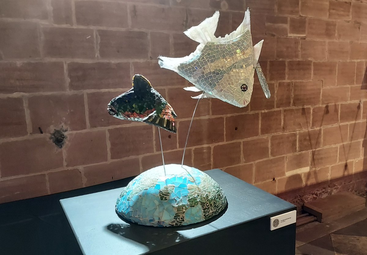 We were honoured to be invited to the launch of @BAMM_NW's international exhibition of contemporary mosaic ... #Constellations2022 ... at @ChesterCath last night. Highly recommend you visit, you'll be blown away, this is definitely art at its very best.
On until the 24th April.