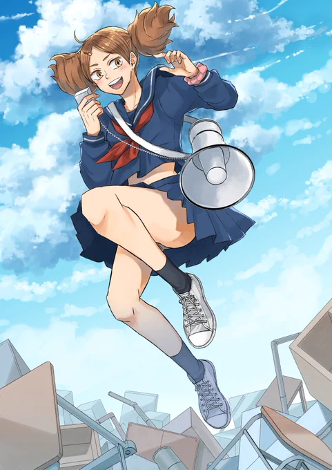 あかね誕に上げようと思ってたけど余裕で間に合わなくて今更仕上げたあかねちゃん...。音駒の女の子かわいい。
#haikyuufanart 