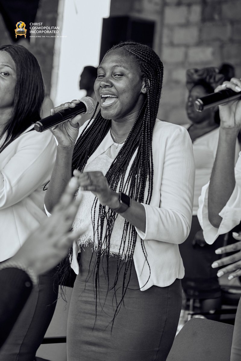 🎶🎵My life is not my own
To you I belong
I give myself away 
So You can use me🎶🎵

We gathered at our most favorite and awesome place with unspeakable joy, pouring out fragrance of worship on the feet of our Maker. 
 
#CCIMassService
#SingingInWorship
#ChristCosmopolitanInc