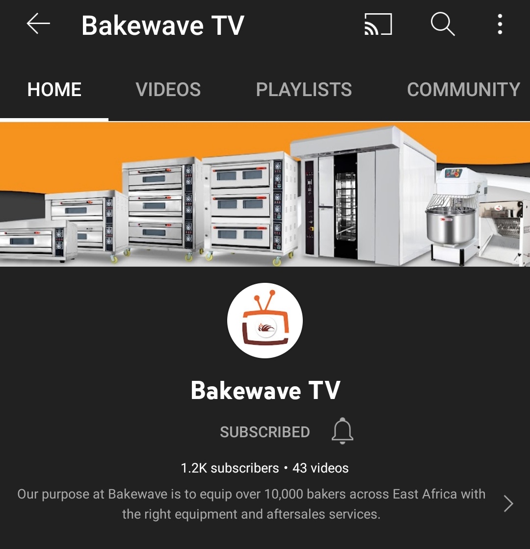 BakewaveLtd's tweet photo. Hello there👋🏾, we are bringing to you amazing content to our YouTube channel, where you can be able to learn about the right bakery machinery, their functionality and so much more!😃

Click the link below to subscribe to our Youtube channel.🤗

https://t.co/MBryj0jffC https://t.co/FiCSnMl1AJ