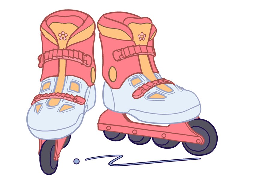 white background no humans roller skates skates simple background sneakers shoes  illustration images