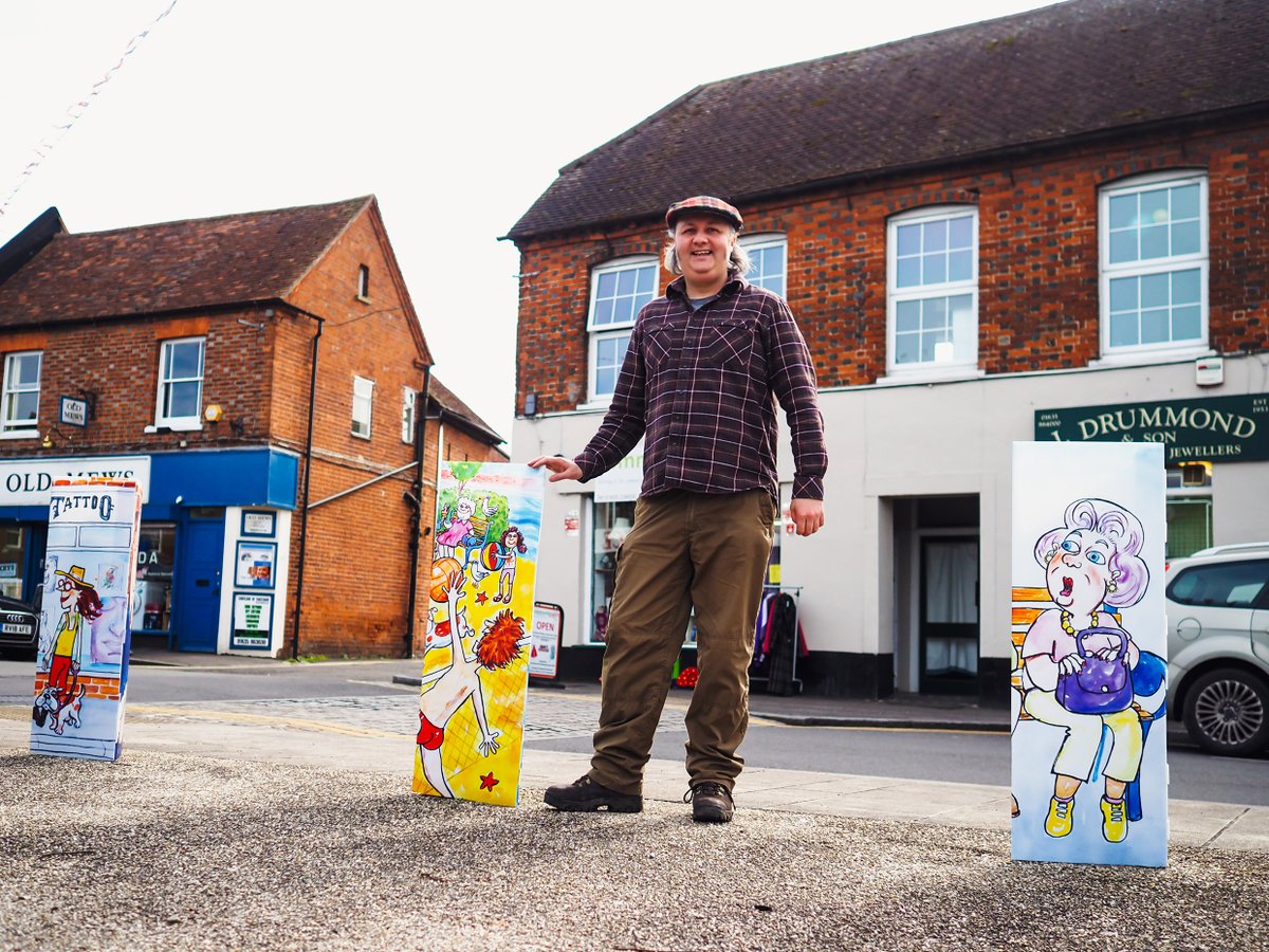 I recently had the honour of being commissioned by <a href="/ThatchamTC/">ThatchamTownCouncil</a> to design 16 #StreetArt illustrations to  decorate the bollards on the #HighStreet Each image is based on a shop, service or view of #thatcham  #westberkshire #illustrator #artist #oswbnh2022 <a href="/OS_WBNH/">Open Studios WBNH</a> <a href="/NewburyToday/">.</a>