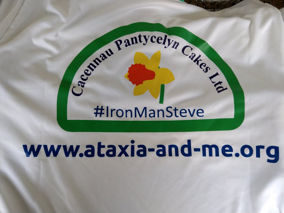 Ataxia_and_Me's tweet image. We are #OverTheMoon Proud, that Steve at  #Cacennau @pantycelyn #Cakes is taking on the #IRONMAN #Swansea for local #charity #Ataxia #RareDisease #patient #charity #Wales Checkout #IronManSteve Please support via
localgiving.org/charity/ataxia…