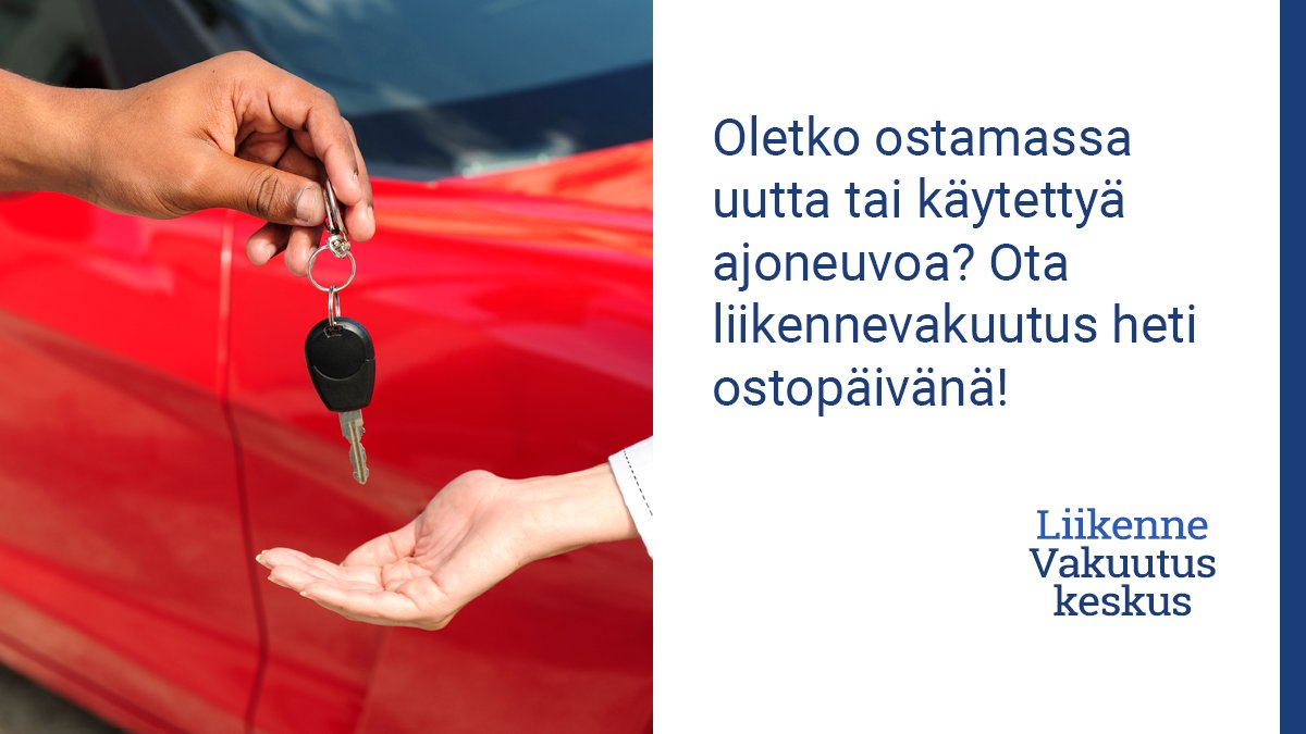 LiikenneVK's tweet photo. 🔹Milloin liikennevakuutus täytyy hankkia?
🔹Voiko ajoneuvoa säilyttää tallissa ilman vakuutusta?
🔹Mitä eroa on liikennekäyttöön rekisteröityjen ja muiden ajoneuvojen vakuuttamisvelvollisuudessa?

Lue tämä niin tiedät! ⬇️
https://t.co/J1RXwpwpjY
#liikennevakuutus https://t.co/qdkdvtlXlm